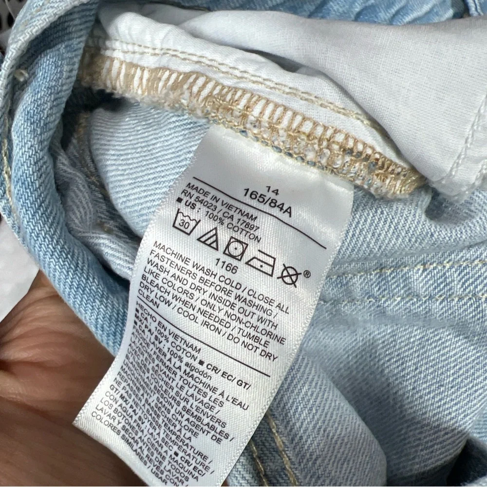 Old Navy Baggy Frayed Hem Denim Shorts